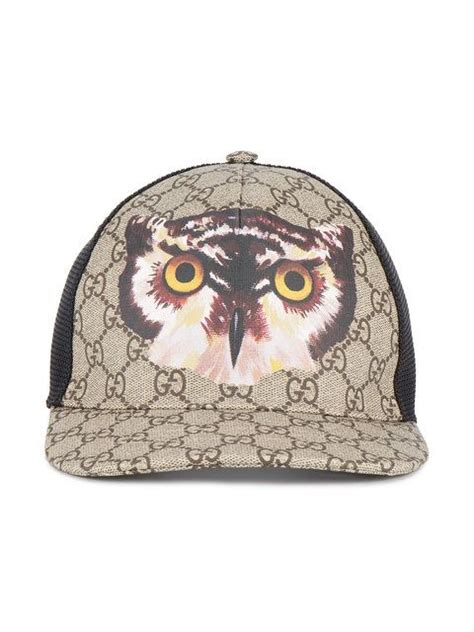 gucci owl hat|gucci fitted hat.